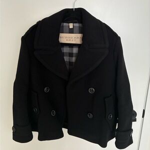 Burberry Brit Black Peacoat for Men